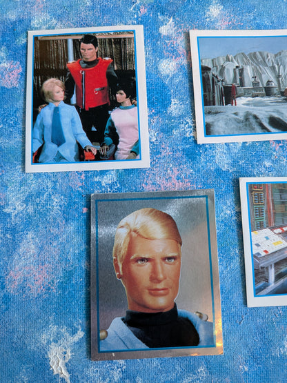 Captain Scarlet and The Mysterons Sticker Bundle - x6 Stickers - 1993 - Merlin