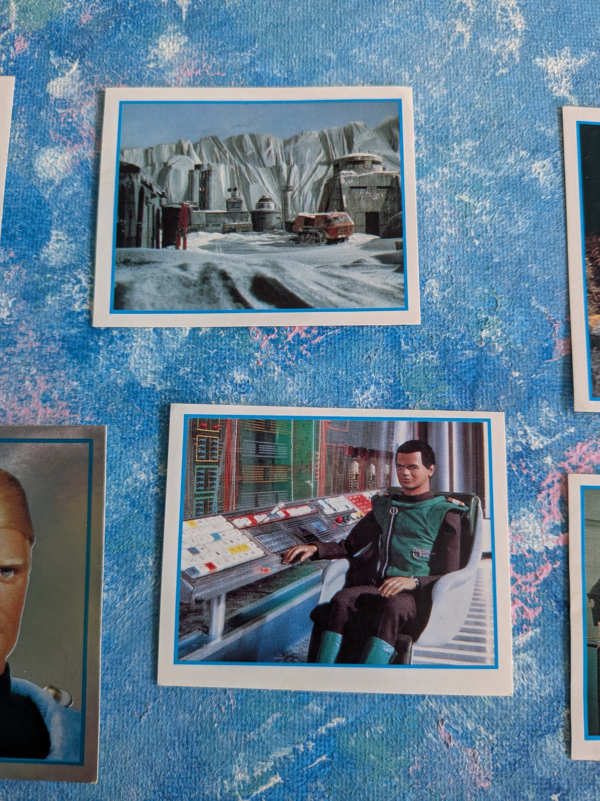 Captain Scarlet and The Mysterons Sticker Bundle - x6 Stickers - 1993 - Merlin