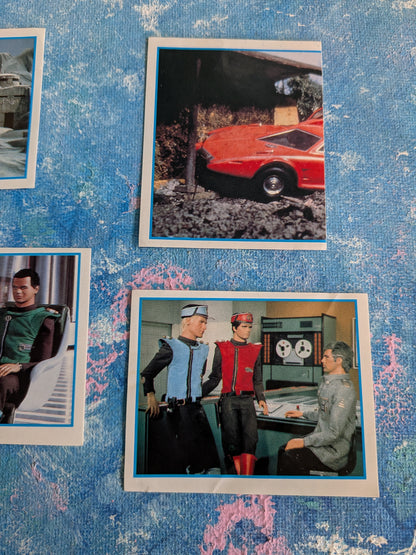 Captain Scarlet and The Mysterons Sticker Bundle - x6 Stickers - 1993 - Merlin