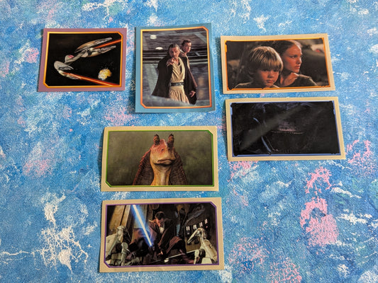 Star Wars Episode I: The Phantom Menace Sticker Bundle - x6 Stickers - Merlin