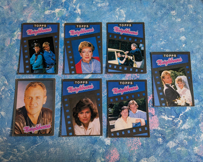 Vintage Neighbours Trading Card Bundle - x7 Cards - 1988 - Topps