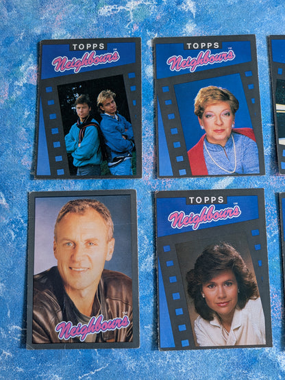 Vintage Neighbours Trading Card Bundle - x7 Cards - 1988 - Topps