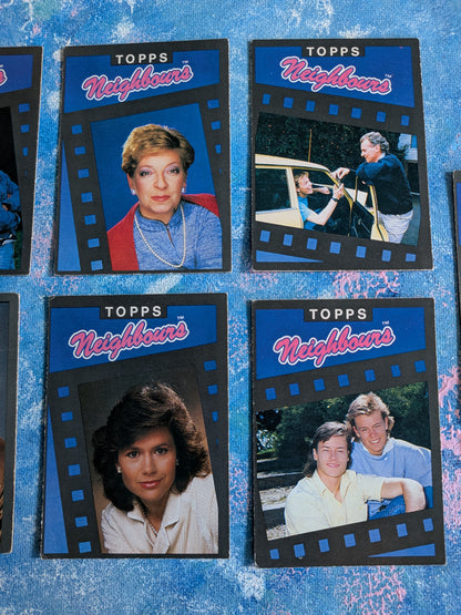 Vintage Neighbours Trading Card Bundle - x7 Cards - 1988 - Topps