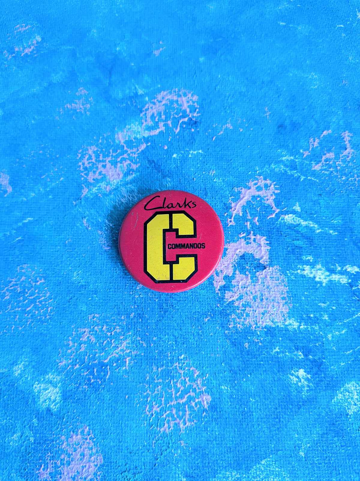 Vintage Clarks Commandos Badge - 1980s