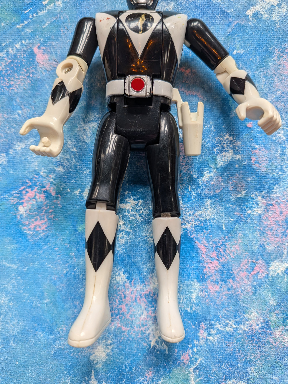 Vintage Mighty Morphin Power Rangers Auto-Morphin Black Ranger - 1993 - Bandai