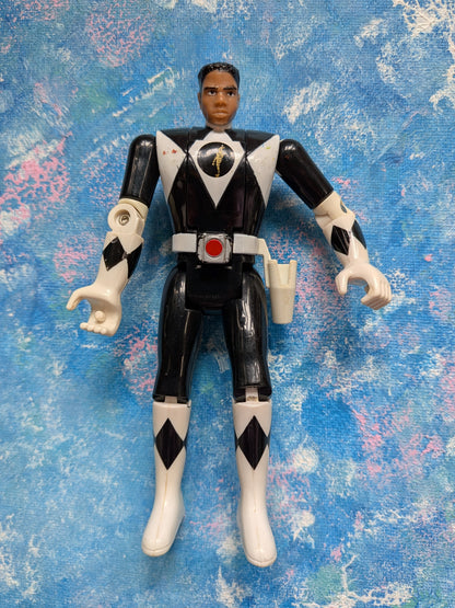 Vintage Mighty Morphin Power Rangers Auto-Morphin Black Ranger - 1993 - Bandai