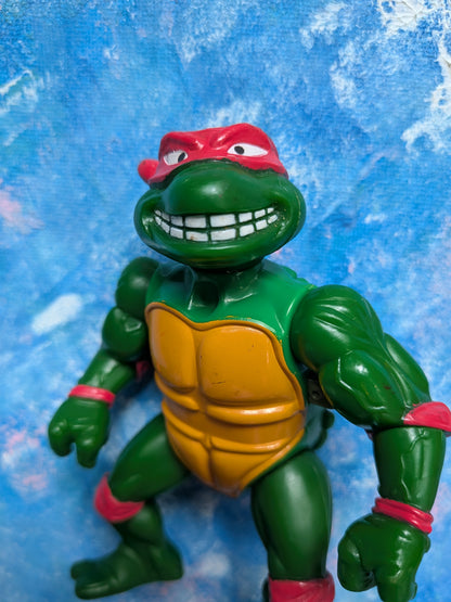 Vintage Teenage Mutant Ninja Turtles Breakfightin Raphael Figure - 1989