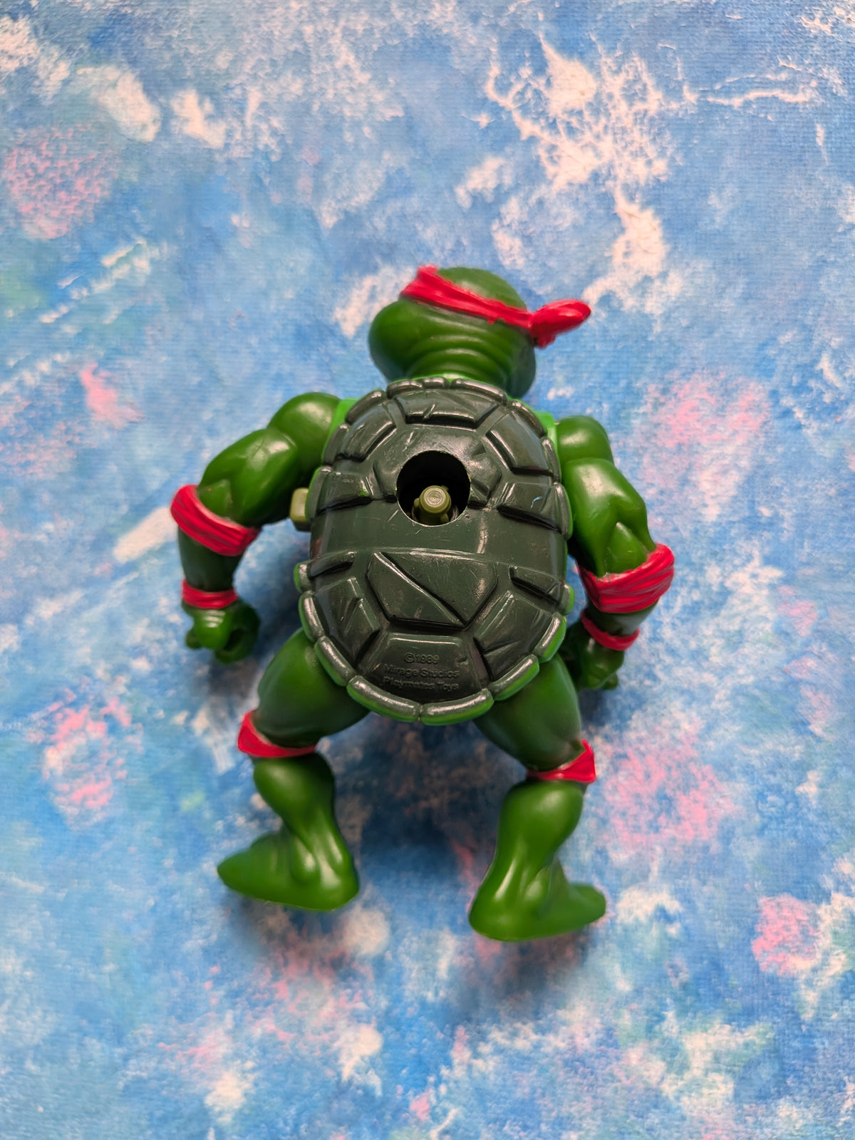 Vintage Teenage Mutant Ninja Turtles Breakfightin Raphael Figure - 1989