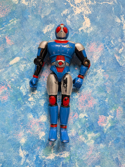 Vintage Masked Rider Kamen Riders Super Blue Action Figure - 1996 - Bandai
