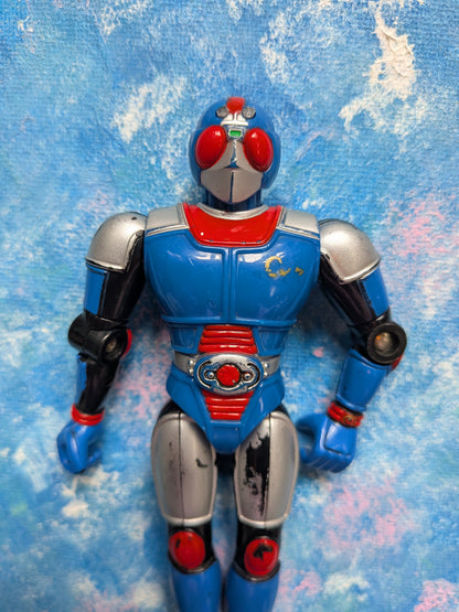Vintage Masked Rider Kamen Riders Super Blue Action Figure - 1996 - Bandai