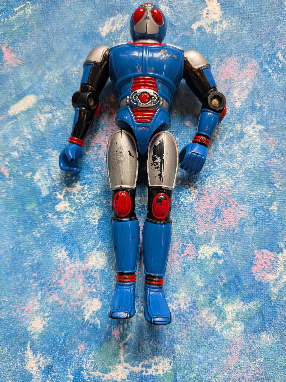 Vintage Masked Rider Kamen Riders Super Blue Action Figure - 1996 - Bandai