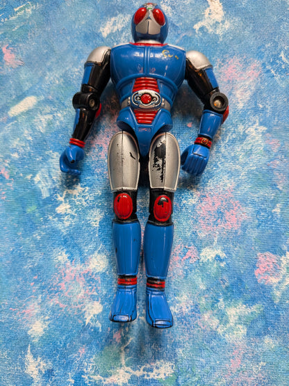 Vintage Masked Rider Kamen Riders Super Blue Action Figure - 1996 - Bandai