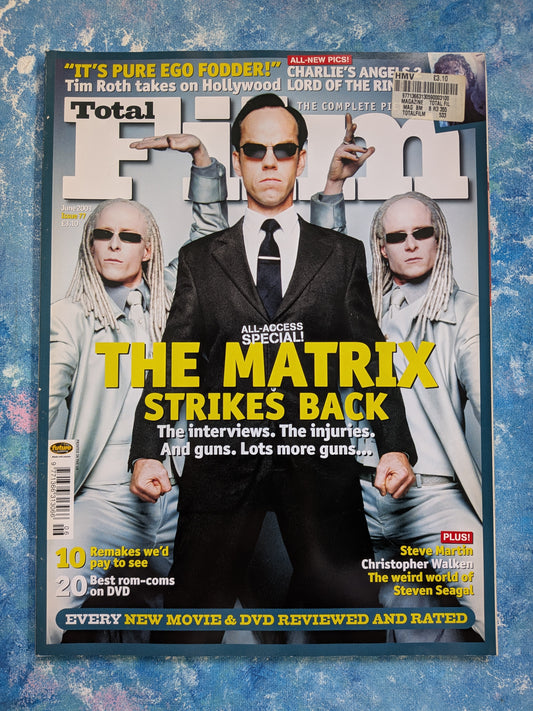 Total Film Magazine Issue 77 - June 2003 - The Matrix Reloaded Cover