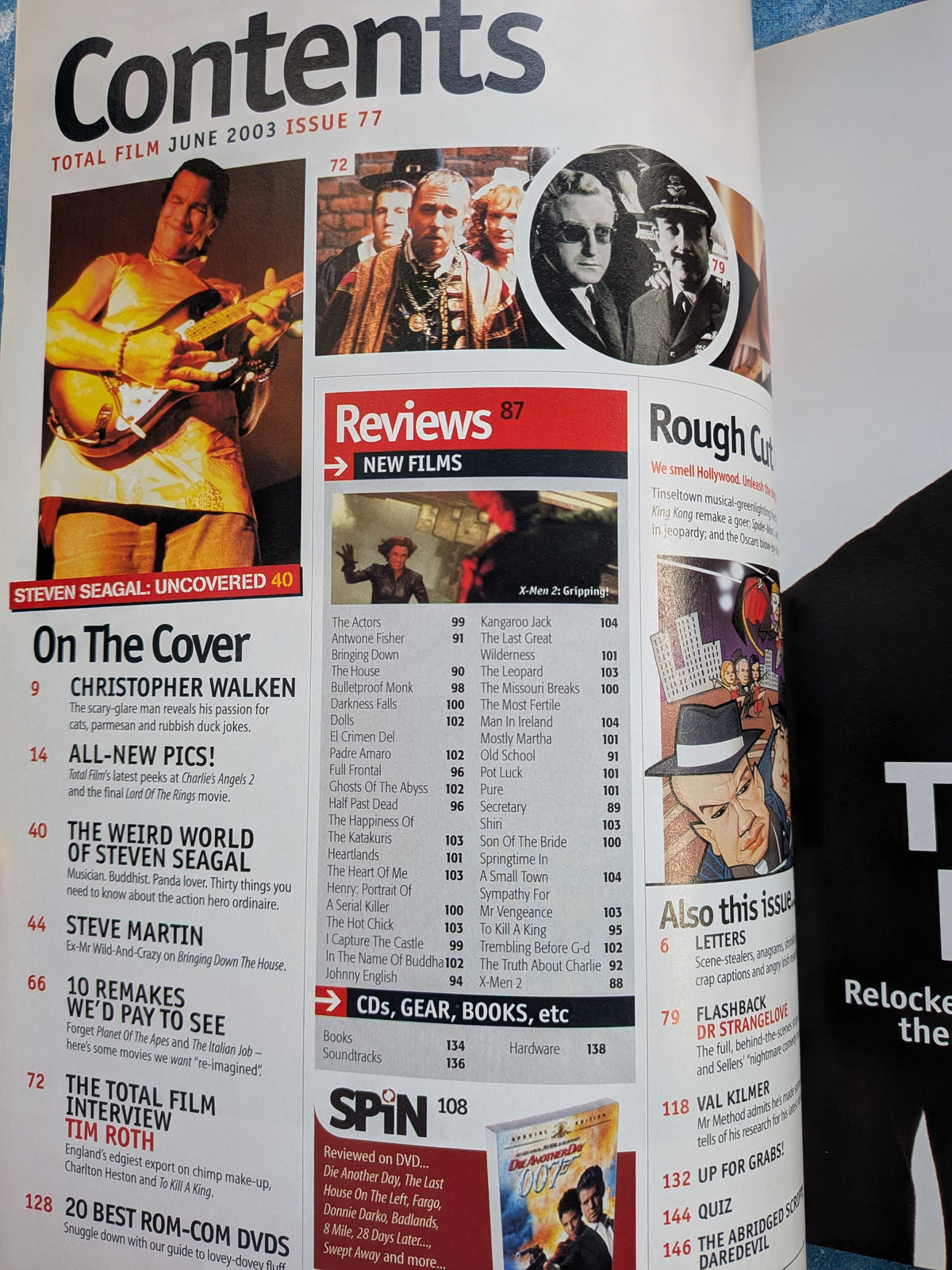 Total Film Magazine Issue 77 - June 2003 - The Matrix Reloaded Cover