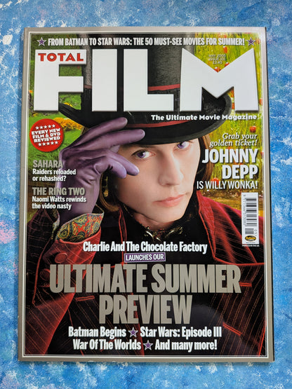 Total Film Magazine Issue 101 - May 2005 - Johnny Deppy Willie Wonka Cover