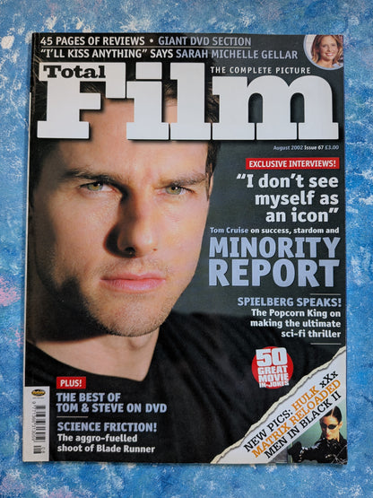 Total Film Magazine Issue 67 - August 2002 - Tom Cruise Minority Report Cover