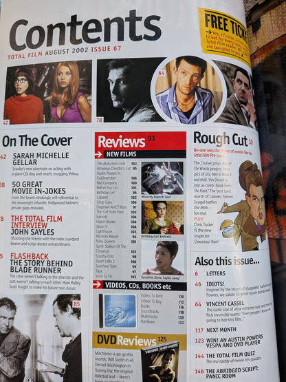 Total Film Magazine Issue 67 - August 2002 - Tom Cruise Minority Report Cover