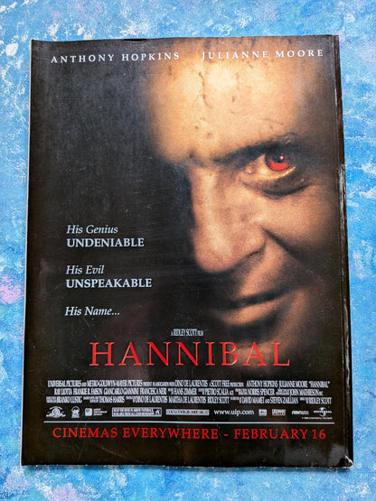 Empire Magazine March 2001 - Anthony Hopkins Hannibal Cover