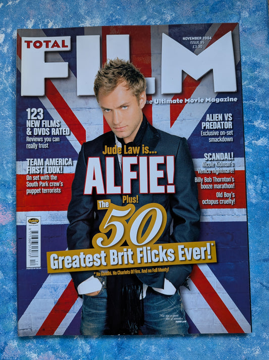 Total Film Magazine Issue 95 - November 2004 - Jude Law Alfie Cover