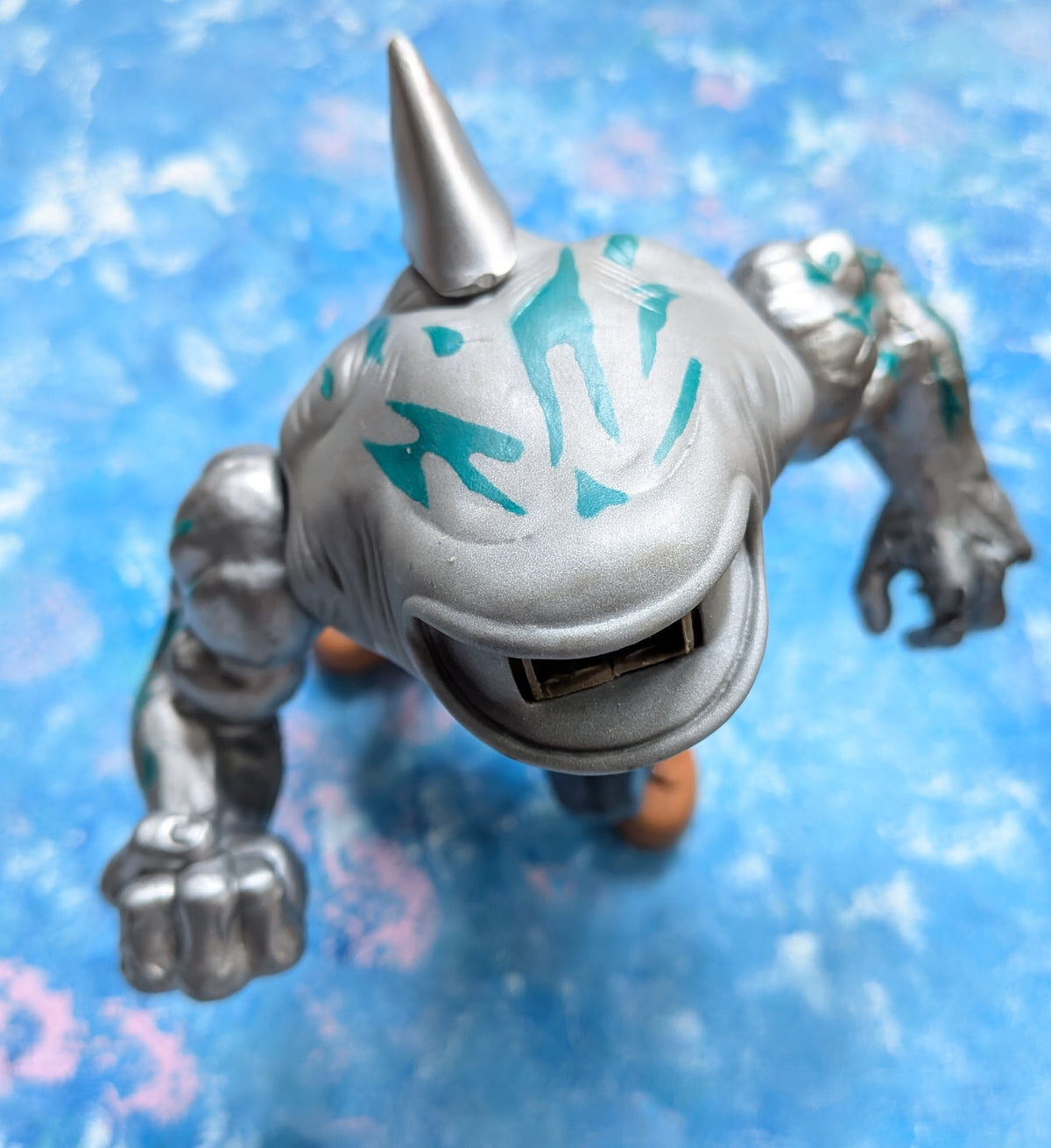 Street Sharks Jab Hammerhead Figure - 1994 - Mattel - Missing Head Piece