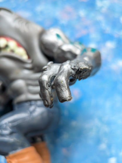 Street Sharks Jab Hammerhead Figure - 1994 - Mattel - Missing Head Piece