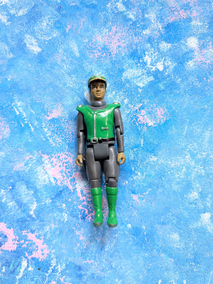 Vintage Captain Scarlet Lieutenant Green Action Figure - 1993 - ITC Ent. Crp Ltd