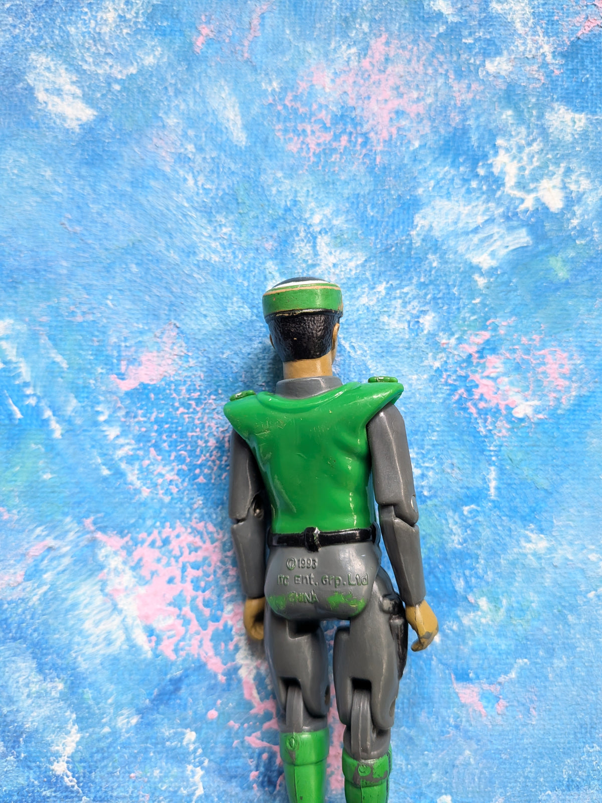 Vintage Captain Scarlet Lieutenant Green Action Figure - 1993 - ITC Ent. Crp Ltd