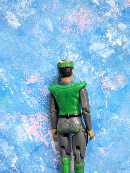 Vintage Captain Scarlet Lieutenant Green Action Figure - 1993 - ITC Ent. Crp Ltd