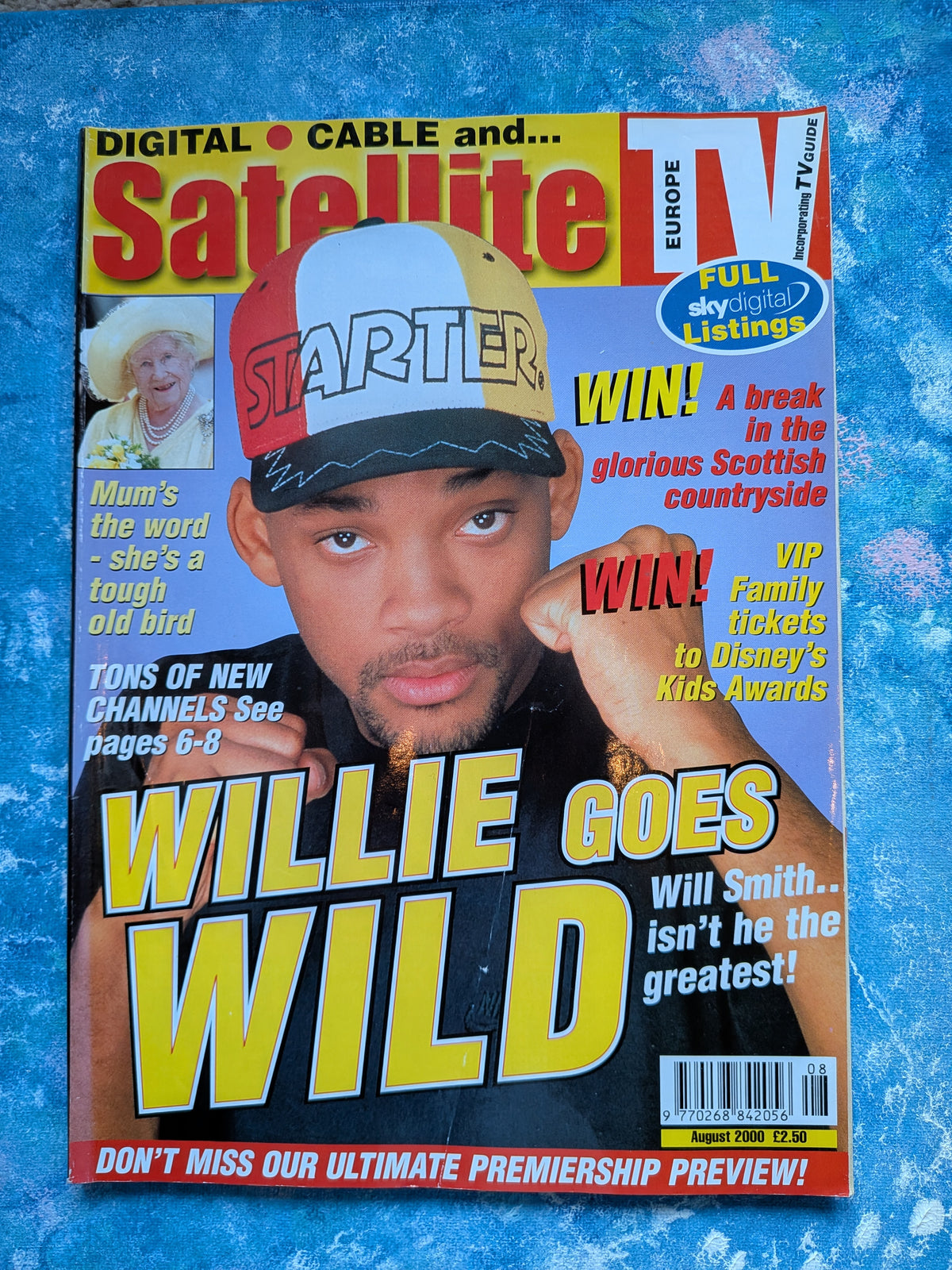 Satellite TV Europe Magazine - August 2000 - Rare Will Smith Cover Issue