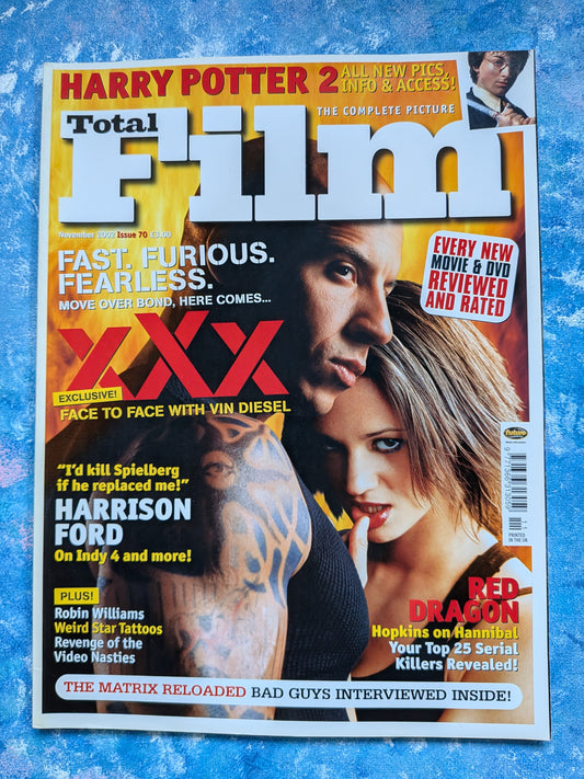 Total Film Magazine Issue 70 - November 2002 - Vin Diesel xXx Cover