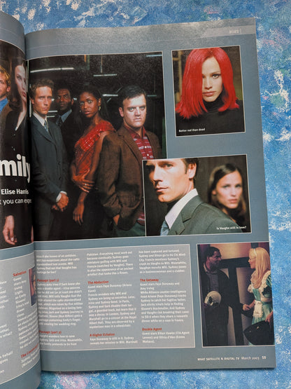 What Satellite & Digital TV Magazine March 2003 - Alias Jennifer Garner Cover