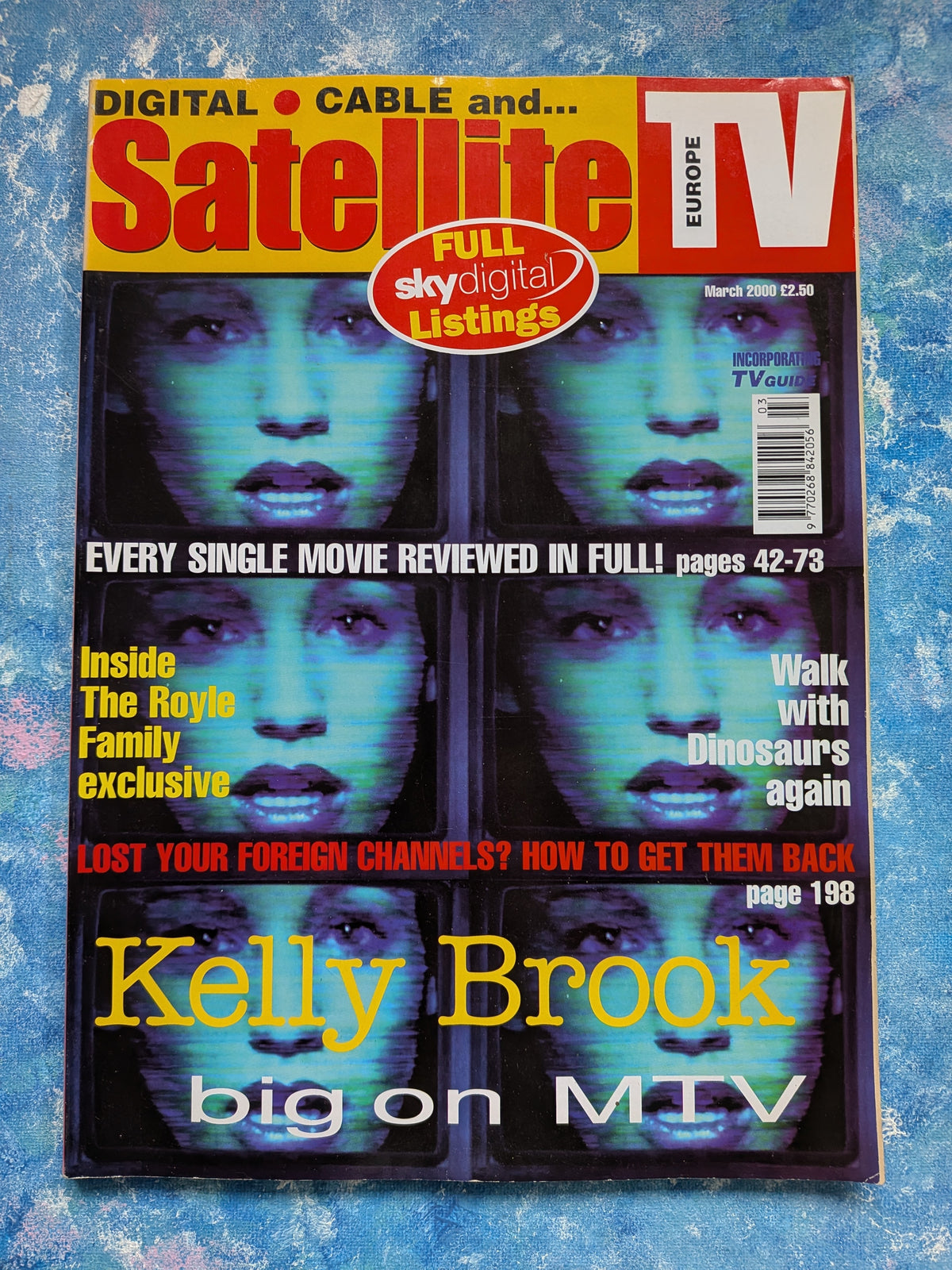 Satellite TV Europe Magazine - March 2000 - Kelly Brook Cover