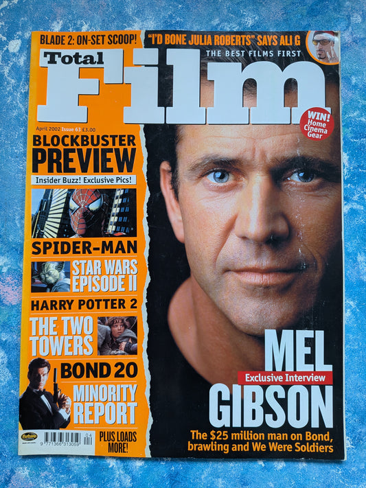 Total Film Magazine Issue 63 - April 2002 - Mel Gibson We Were Soldiers Cover