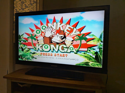 Donkey Konga Bongos and Game - 2004 - Nintendo GameCube - Tested/Working