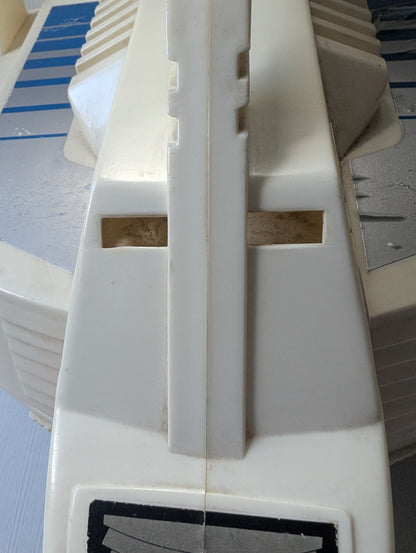 Vintage GoBots Transformers Andro Base Space Shuttle Carry Case, 1985, Blue Box