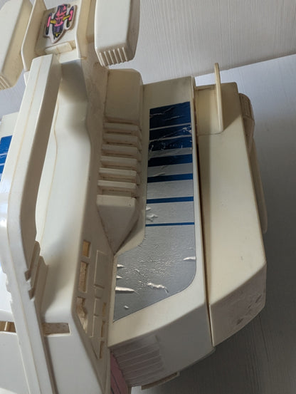 Vintage GoBots Transformers Andro Base Space Shuttle Carry Case, 1985, Blue Box