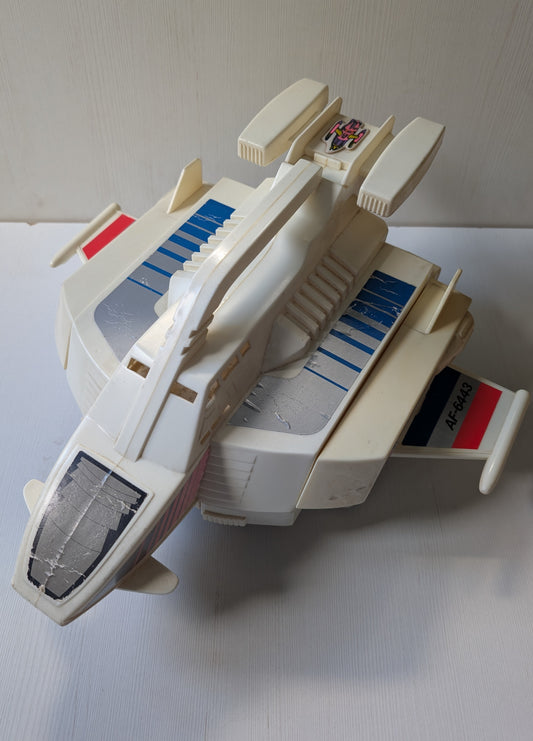 Vintage GoBots Transformers Andro Base Space Shuttle Carry Case, 1985, Blue Box