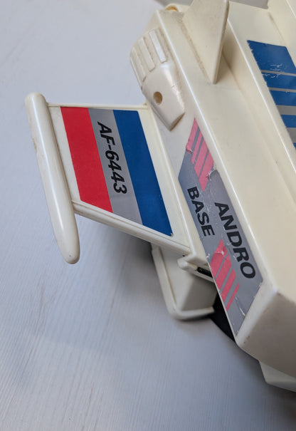 Vintage GoBots Transformers Andro Base Space Shuttle Carry Case, 1985, Blue Box