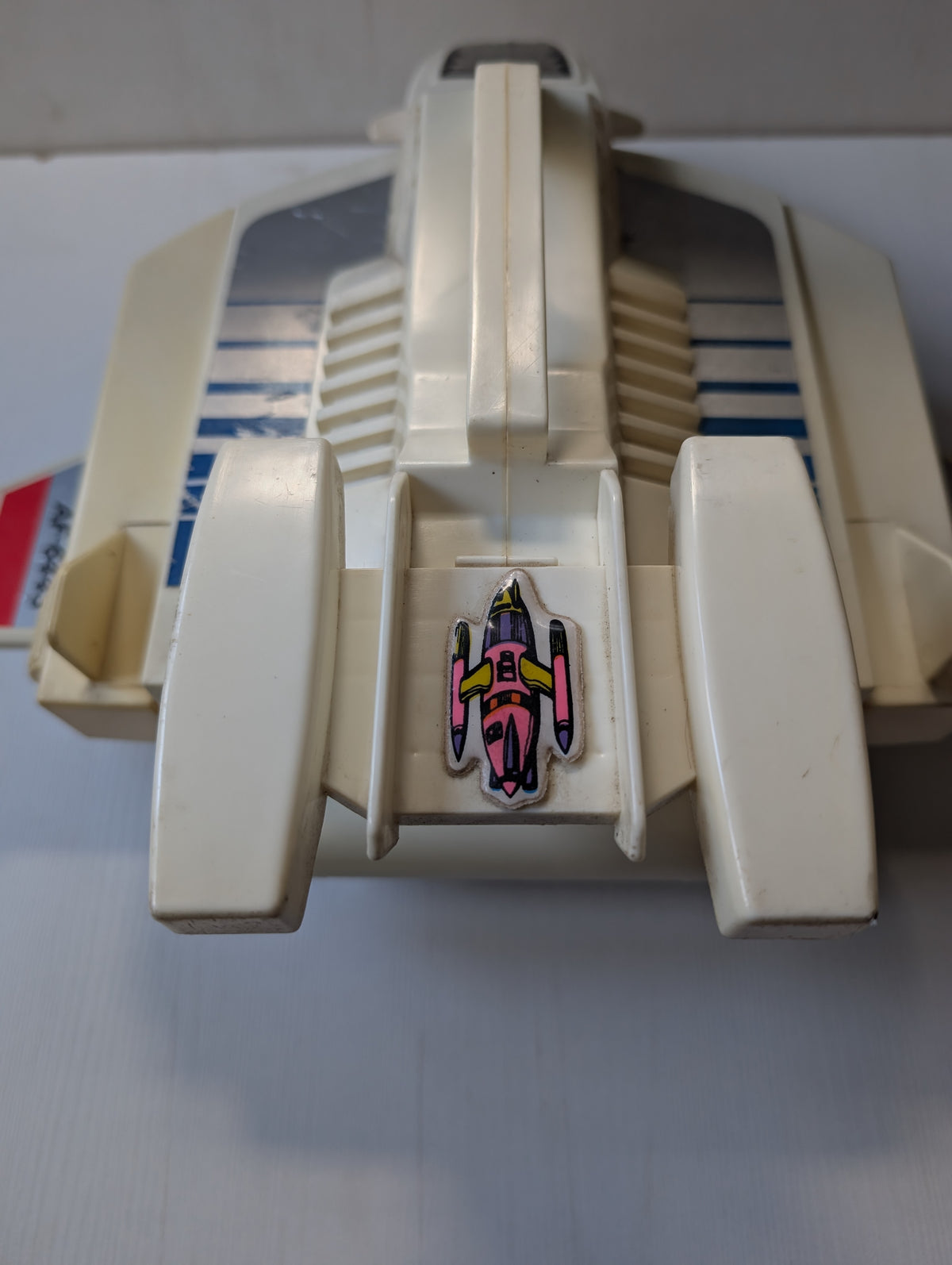 Vintage GoBots Transformers Andro Base Space Shuttle Carry Case, 1985, Blue Box