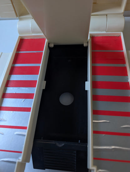 Vintage GoBots Transformers Andro Base Space Shuttle Carry Case, 1985, Blue Box