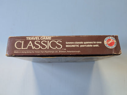 Vintage Peter Pan Travel Game Classics 7-in-1 Magnetic Board Game - 1970s