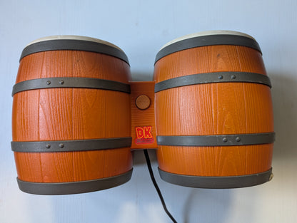 Donkey Konga Bongos and Game - 2004 - Nintendo GameCube - Tested/Working