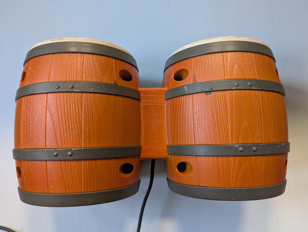 Donkey Konga Bongos and Game - 2004 - Nintendo GameCube - Tested/Working