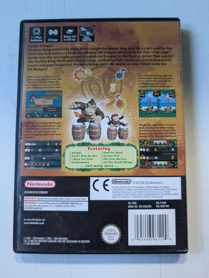 Donkey Konga Bongos and Game - 2004 - Nintendo GameCube - Tested/Working