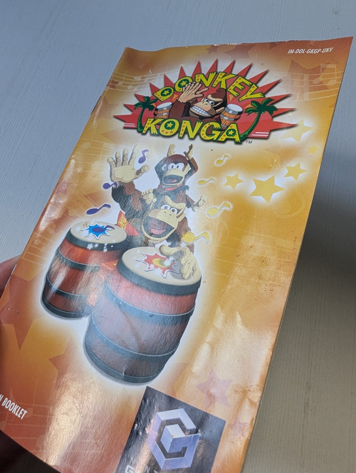 Donkey Konga Bongos and Game - 2004 - Nintendo GameCube - Tested/Working