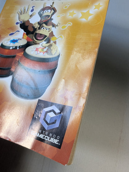 Donkey Konga Bongos and Game - 2004 - Nintendo GameCube - Tested/Working
