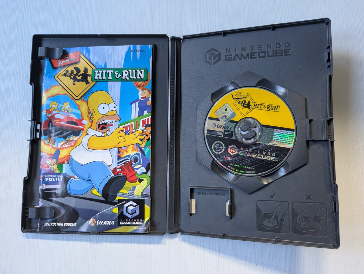 The Simpsons Hit and Run - 2003 - Nintendo GameCube - Tested/Working