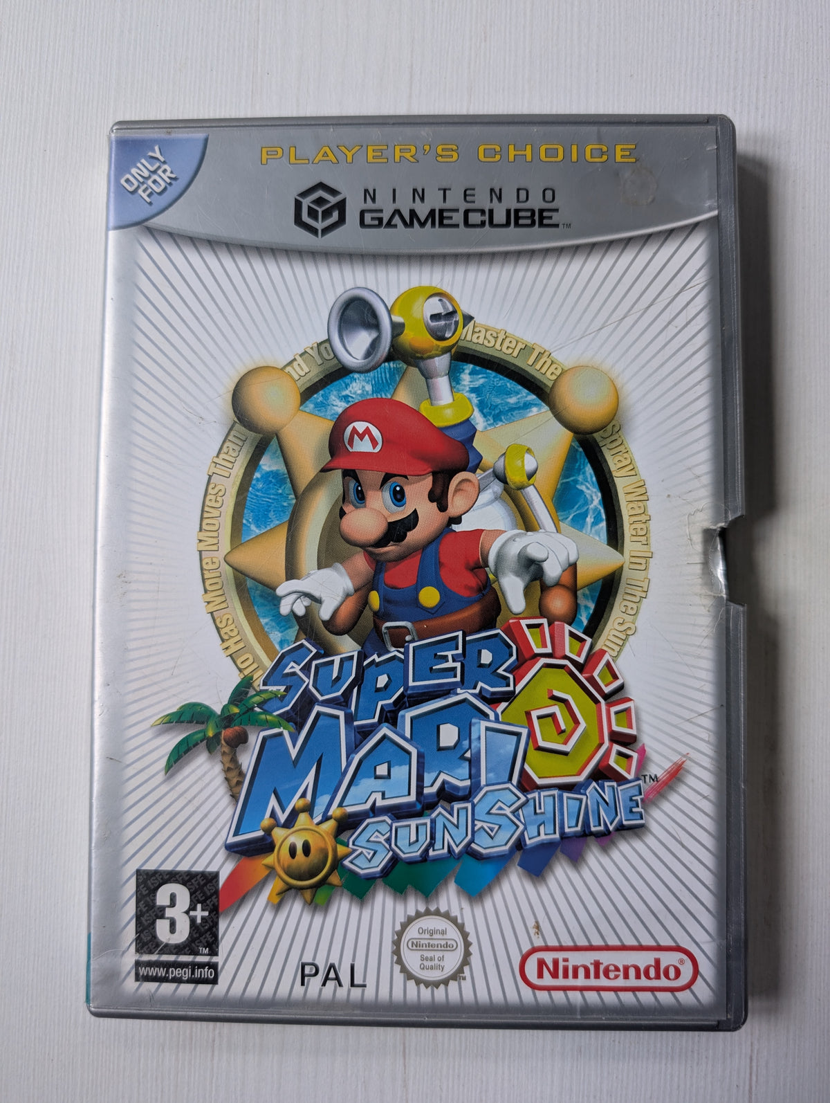 Super Mario Sunshine (Player's Choice) - 2002, Nintendo GameCube, Tested/Working