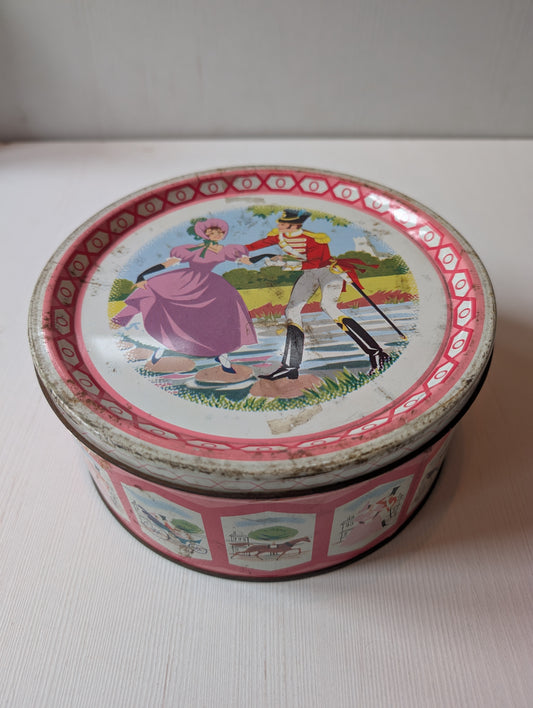Vintage Quality Street Sweets Tin (Empty) "Major and Miss" Design, 1960s Approx