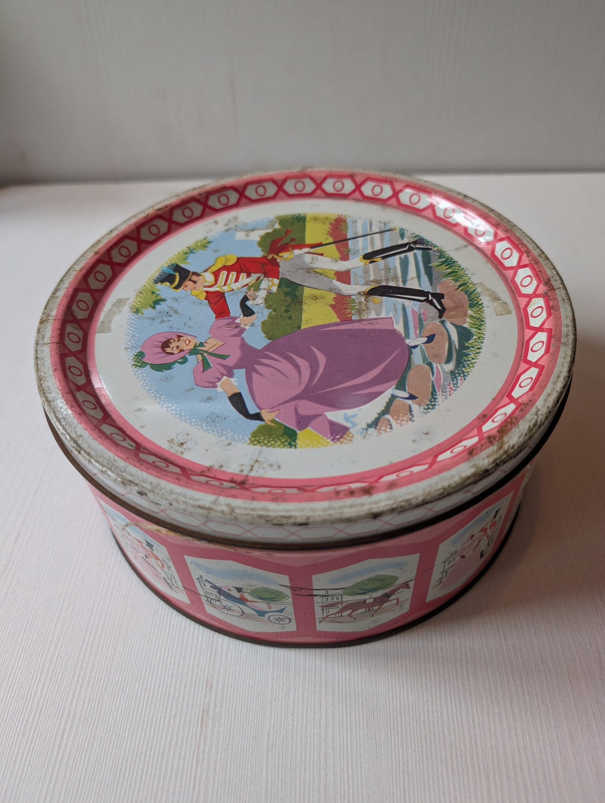 Vintage Quality Street Sweets Tin (Empty) "Major and Miss" Design, 1960s Approx